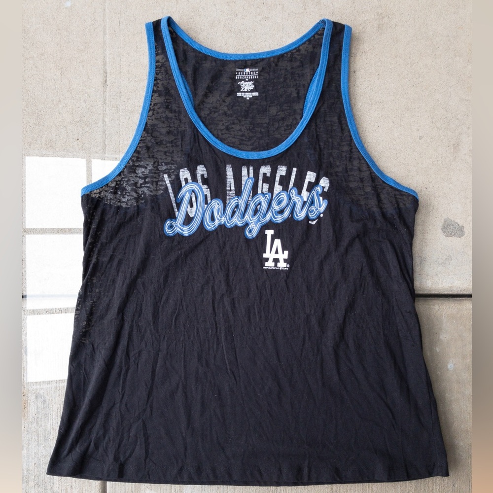Los Angeles Dodgers Womens Lace Tank Top